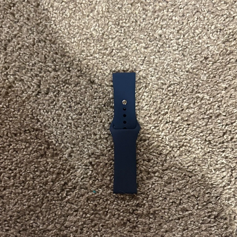 Navy Silicone Wristband Replacement for Smartwatch